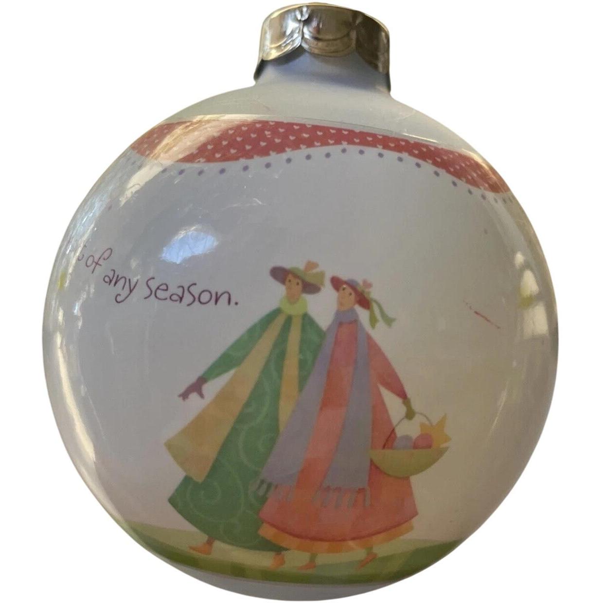 2005 The Heart of the Season Hallmark Ornament (Ball) QXG4645