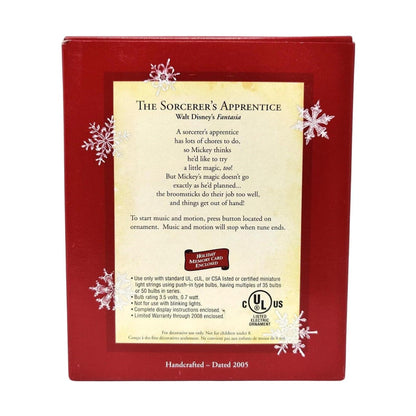 2005 The Sorcerer's Apprentice Hallmark Ornament (Fantasia) QXD4082 Image5
