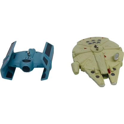 2005 Tie Advanced x1 and Millennium Falcon Hallmark Ornament (Star Wars) QXM2085