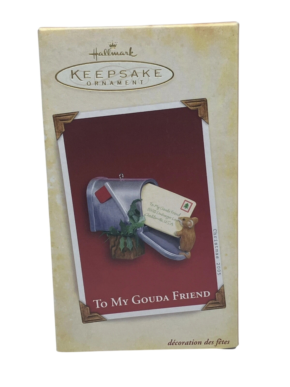 2005 To My Gouda Friend Hallmark Ornament (Mailbox) QXG4662 Image2