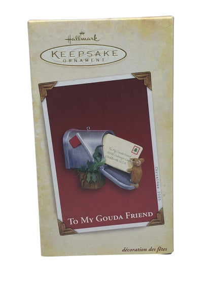 2005 To My Gouda Friend Hallmark Ornament (Mailbox) QXG4662 Image2