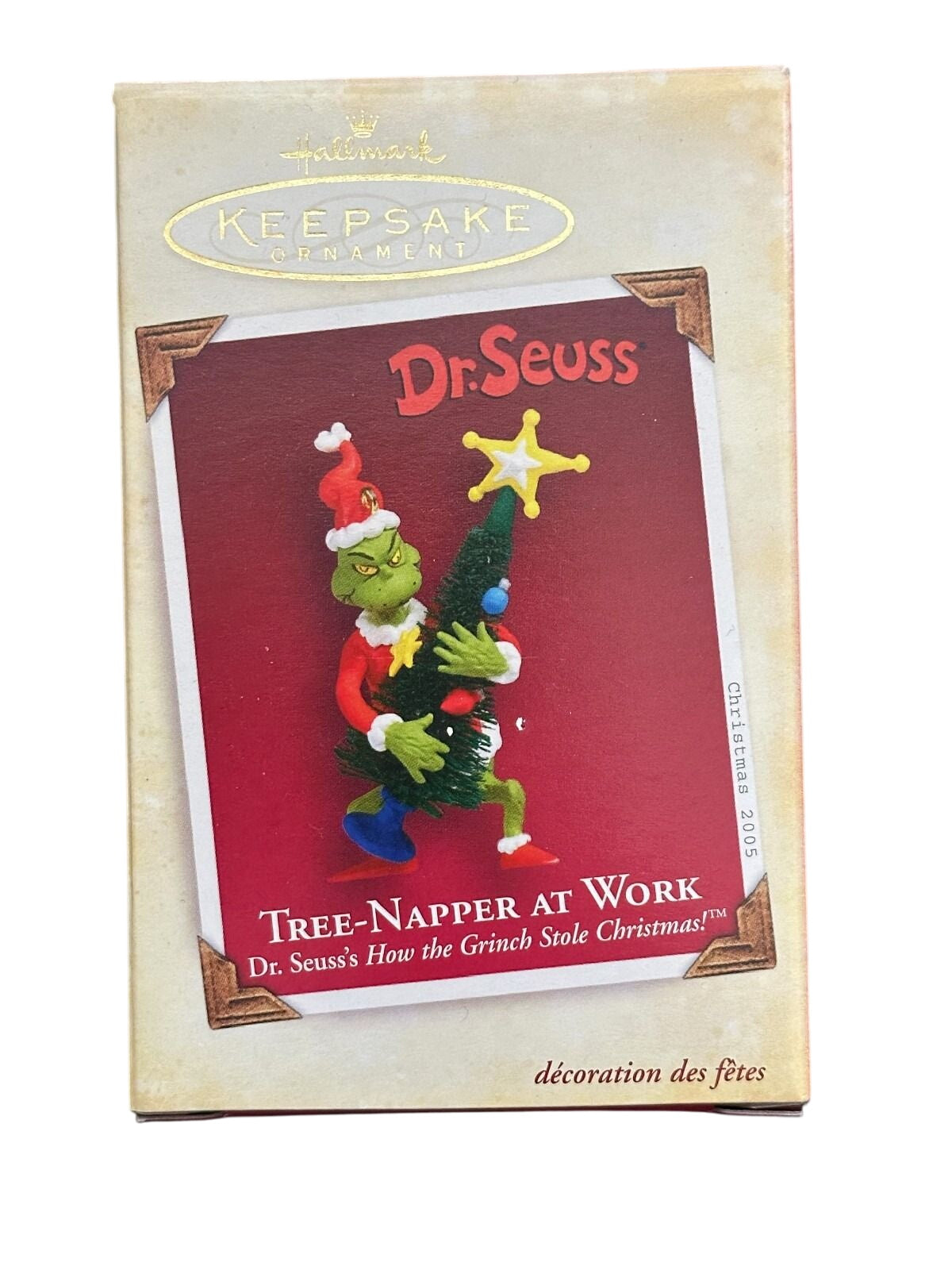 2005 Tree-Napper at Work Hallmark Ornament (The Grinch) QXI6162