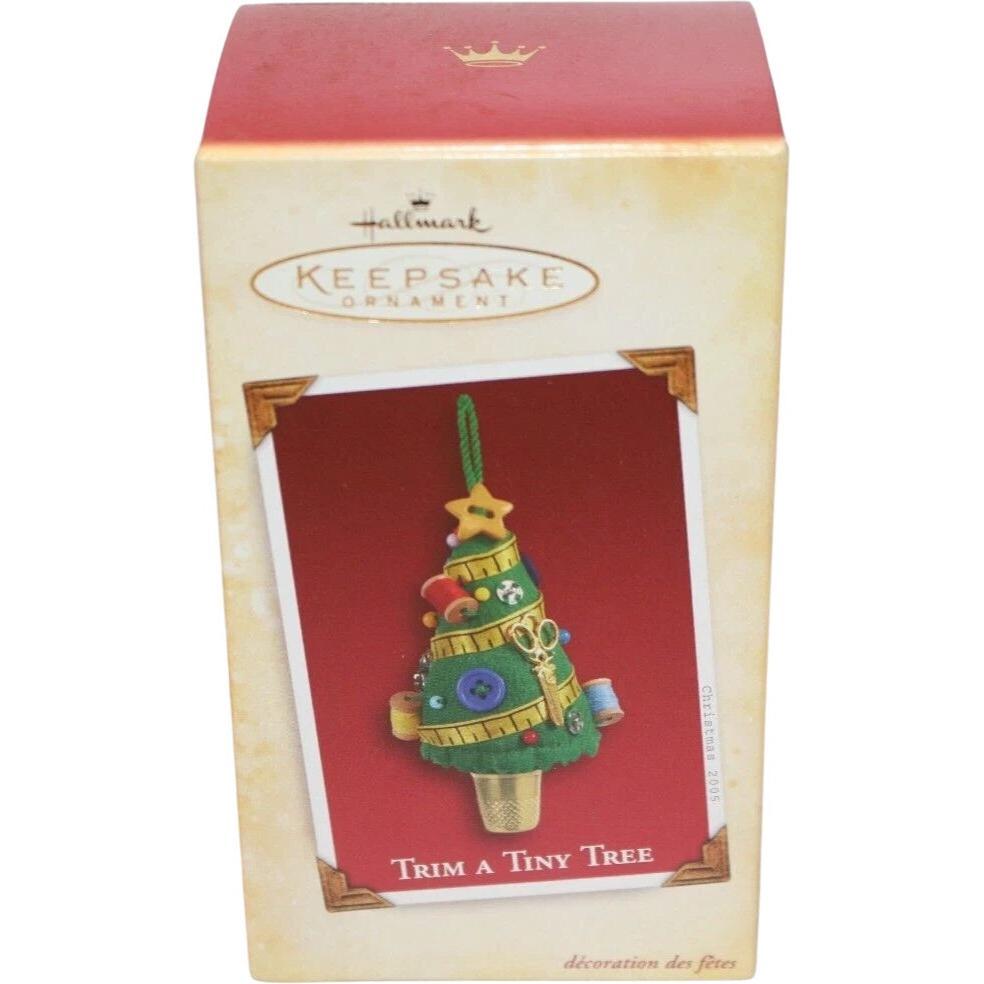 2005 Trim a Tiny Tree Hallmark Ornament (Christmas Tree) QXG4295