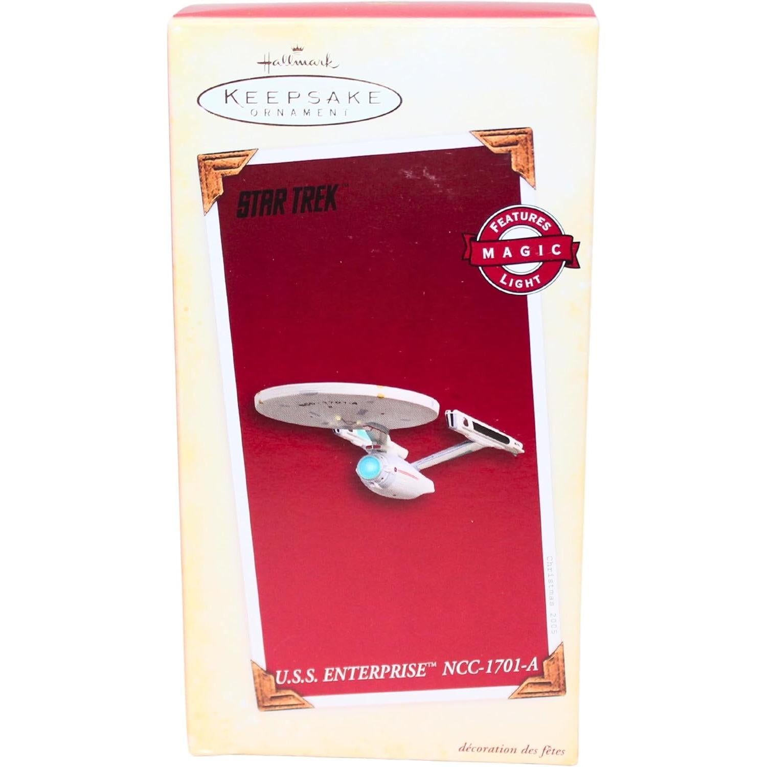 2005 U.S.S. Enterprise NCC-1701-A Hallmark Ornament (Star Trek) QXI6215