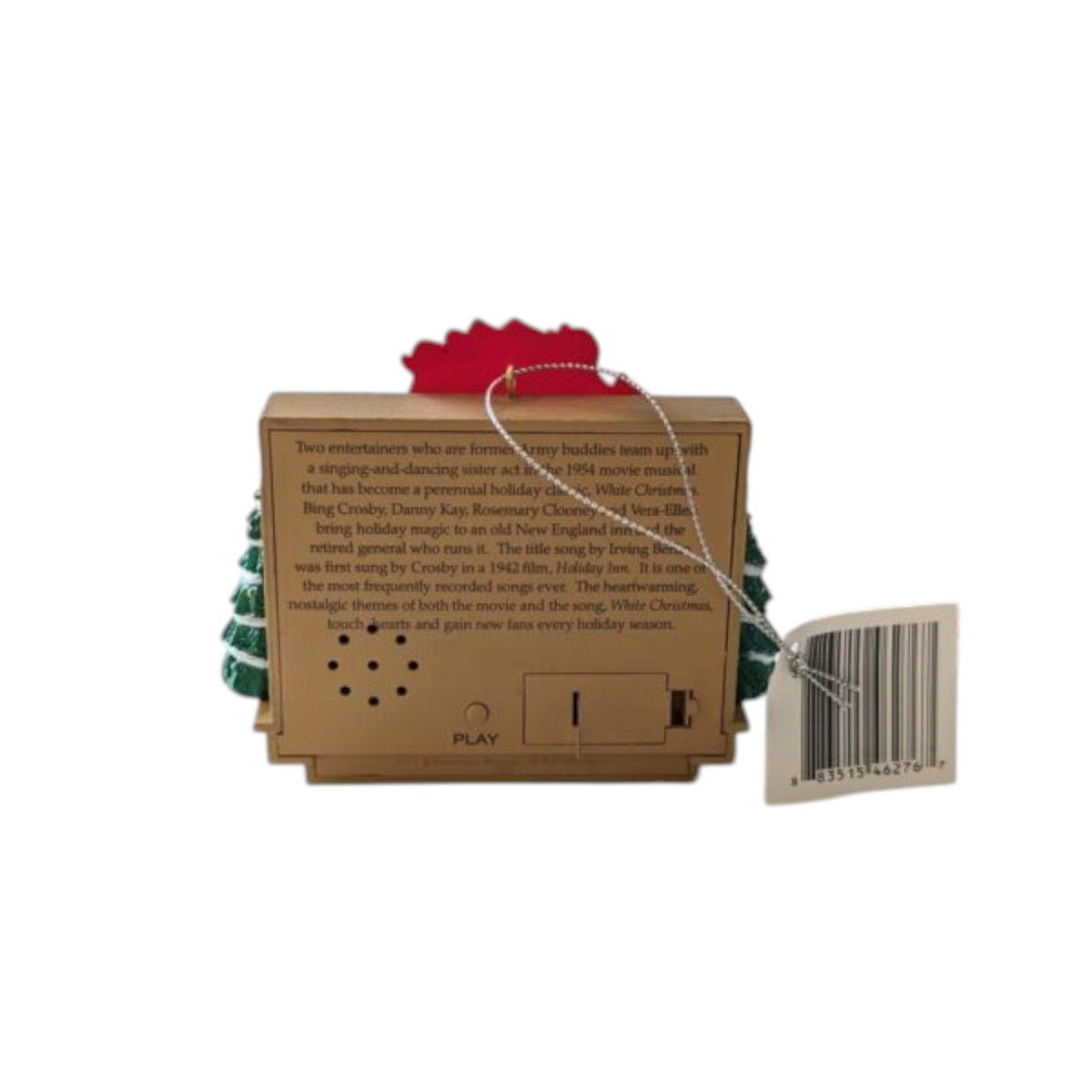 2005 White Christmas 126 — Musical (American Greetings) Carlton Cards Heirloom Ornament CXOR-126T Image3