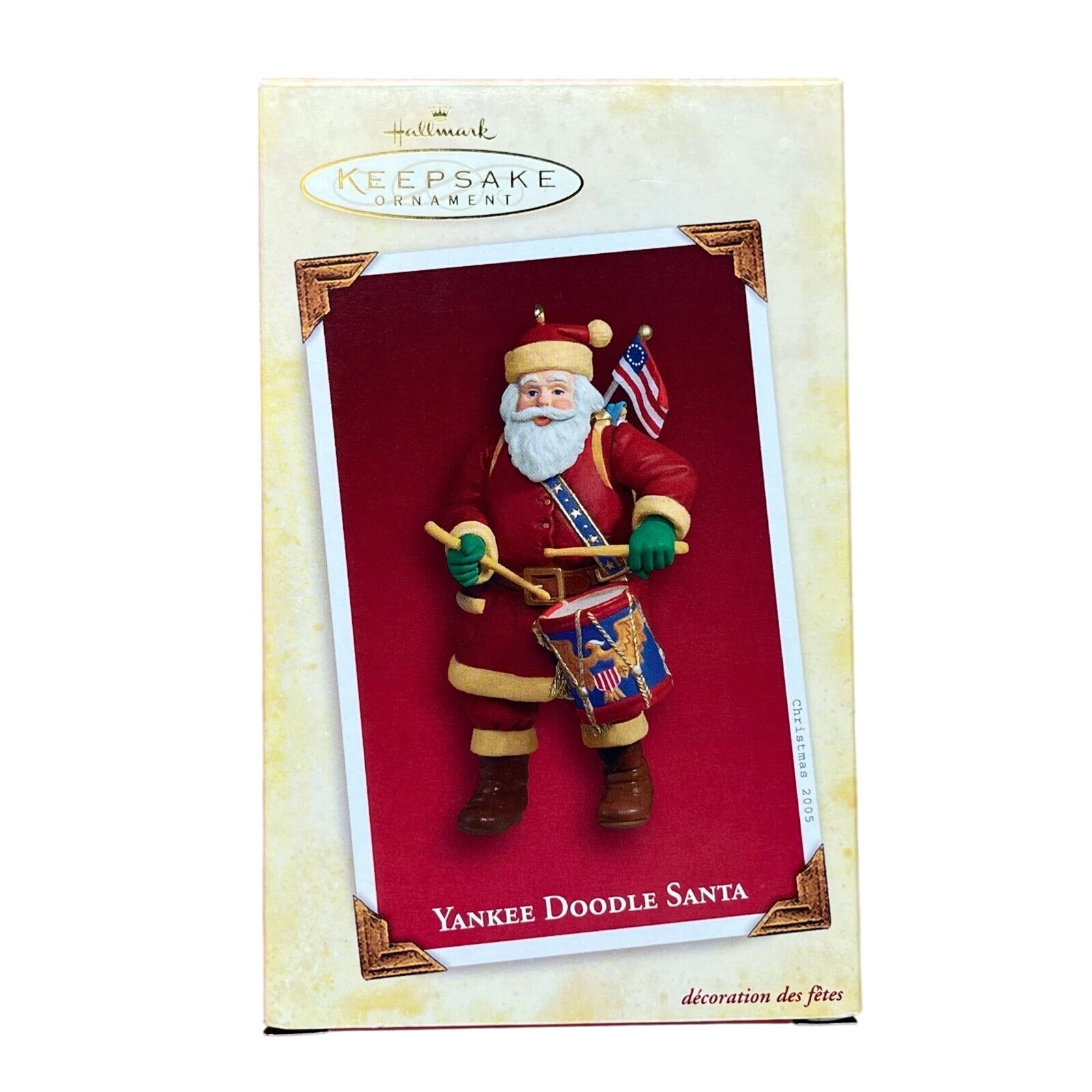 2005 Yankee Doodle Santa Hallmark Ornament (Santa Claus) QXG4335 Image2