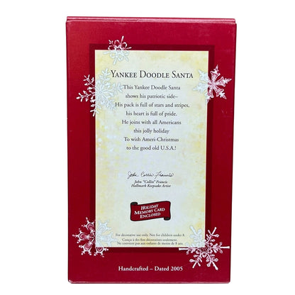2005 Yankee Doodle Santa Hallmark Ornament (Santa Claus) QXG4335 Image6