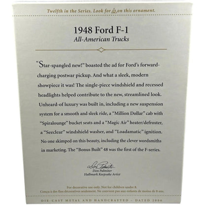 2006 1948 Ford F-1 Hallmark Ornament (All-American Trucks) QX2376