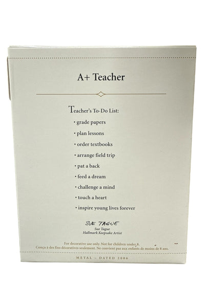 2006 A+ Teacher Hallmark Ornament (Teacher) QXG2603