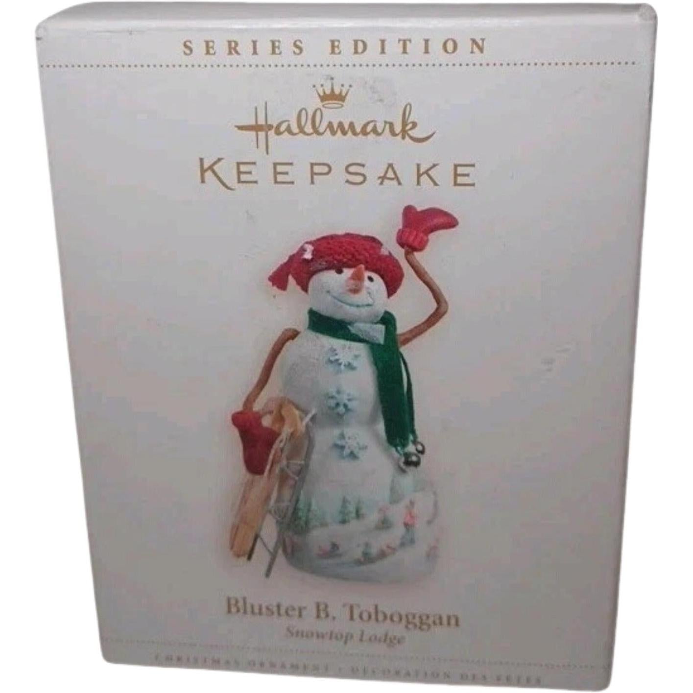 2006 Bluster B. Toboggan Hallmark Ornament (Snowtop Lodge) QX2583
