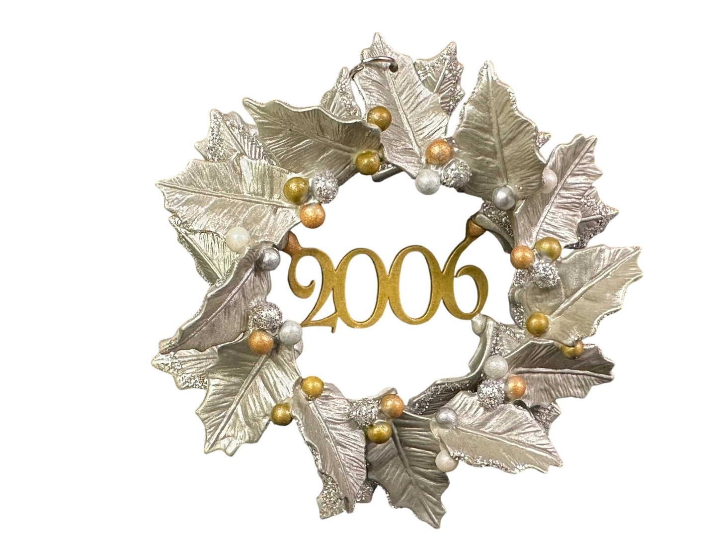 2006 Bright Hallmark Ornament (Wreath) QXG3083
