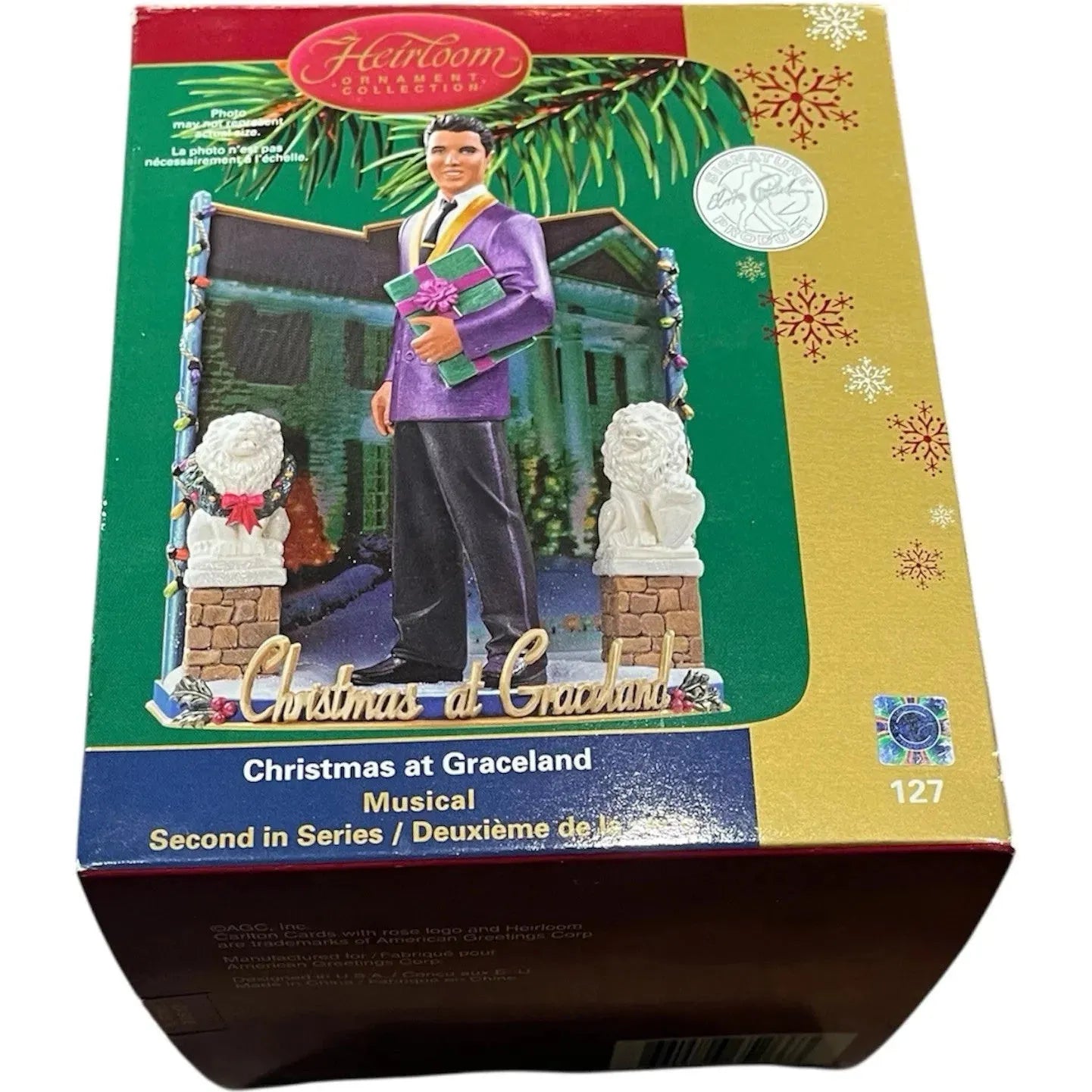 2006 Christmas at Graceland Carlton Cards Ornaments (Elvis Presley) CXOR-127P