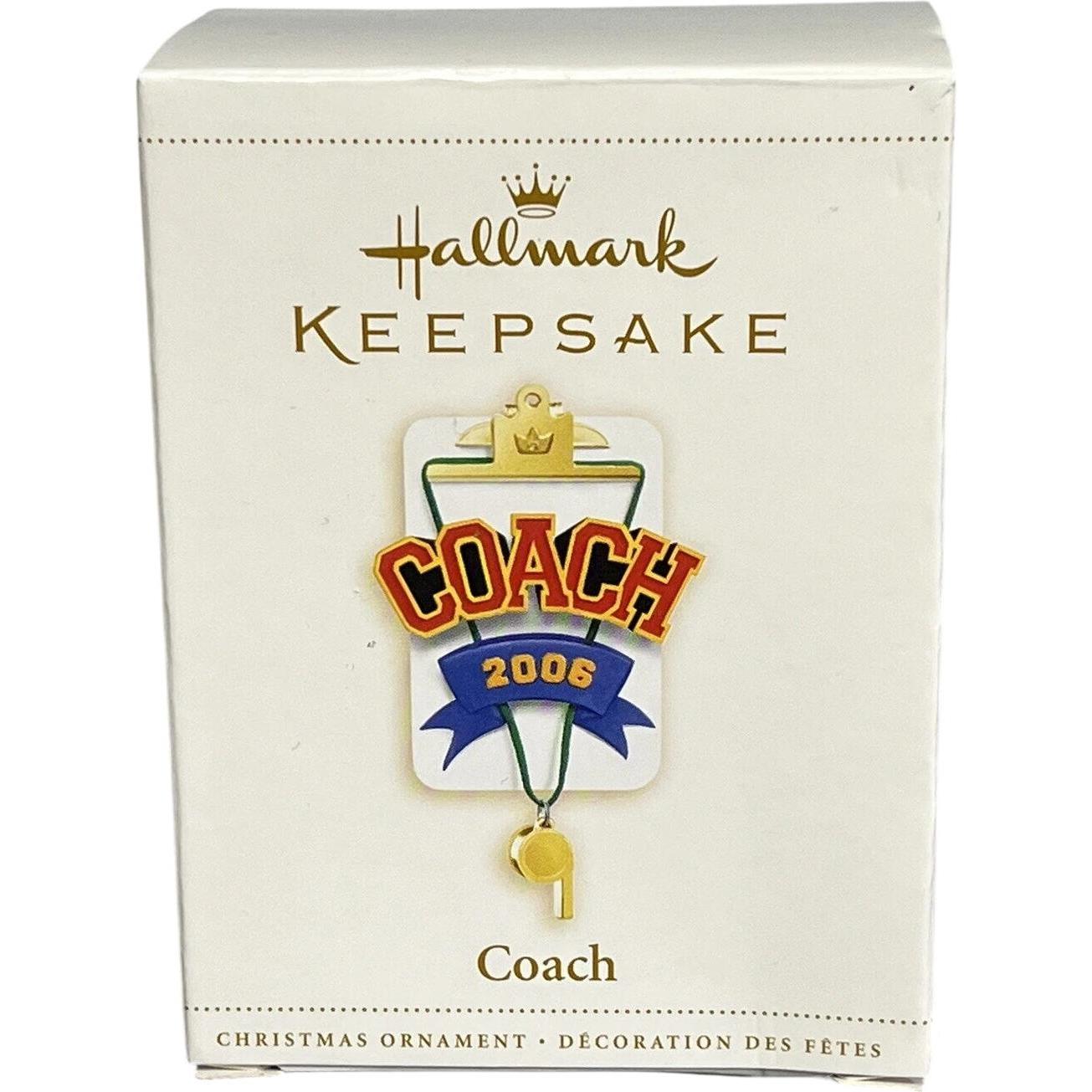 2006 Coach Hallmark Ornament (Sports & Activities) QXG2236