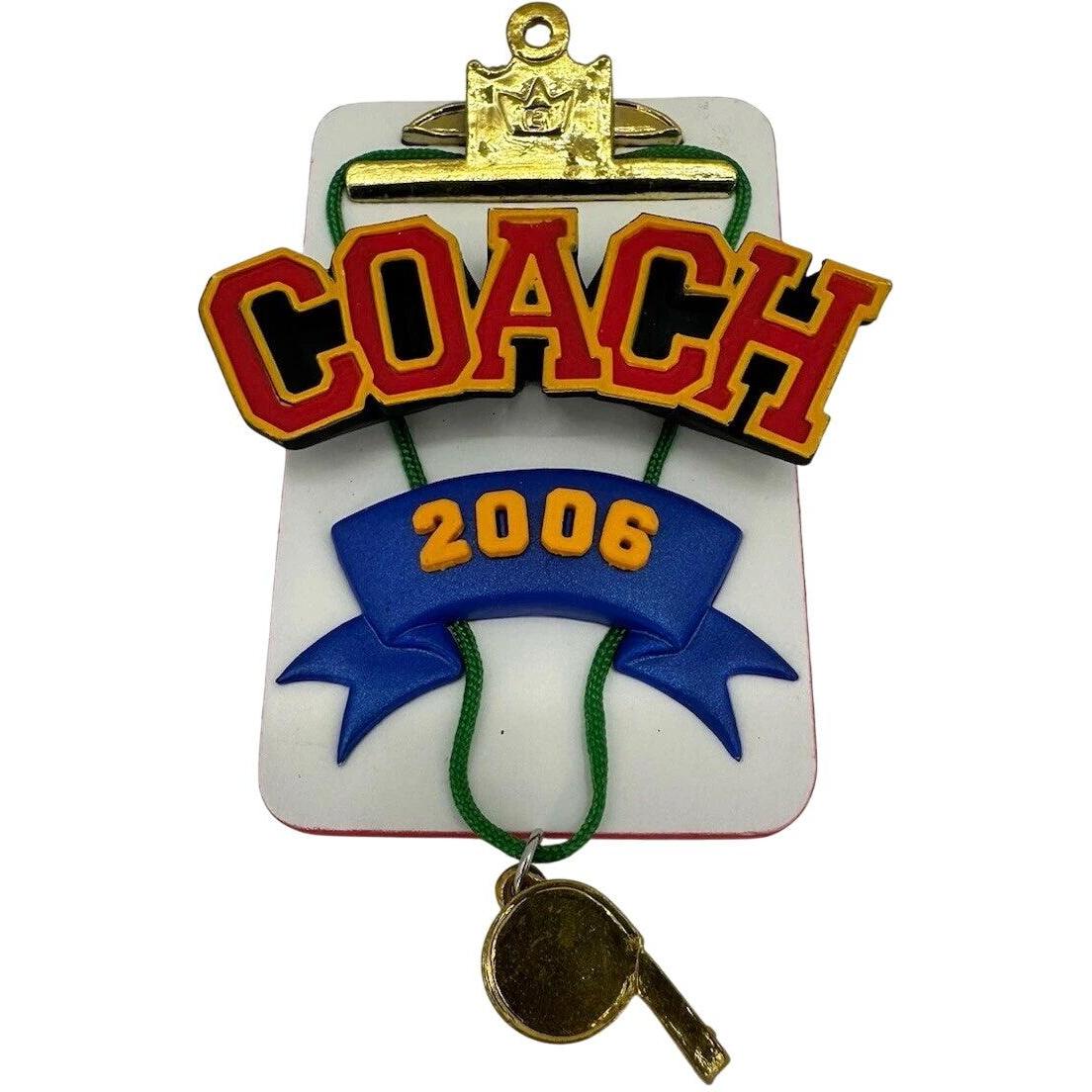 2006 Coach Hallmark Ornament (Sports & Activities) QXG2236