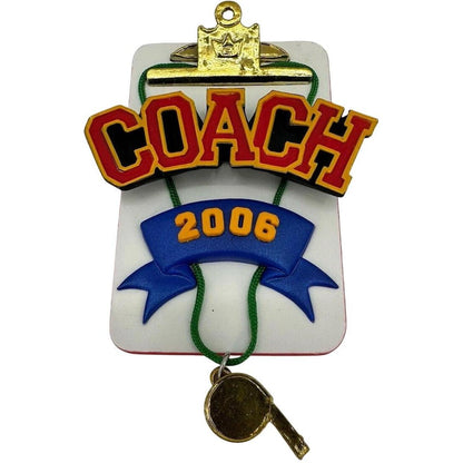 2006 Coach Hallmark Ornament (Sports & Activities) QXG2236