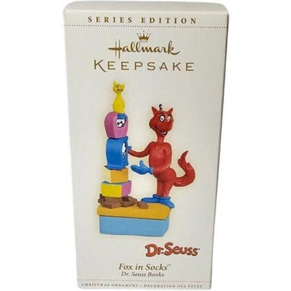 2006 Fox in Socks Hallmark Ornament (Dr. Seuss} QX2353