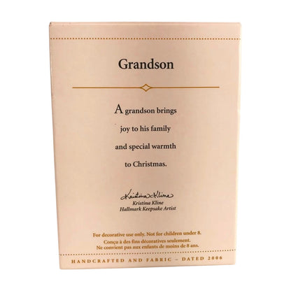 2006 GrandSon Hallmark Ornament (GrandSon) QXG2993