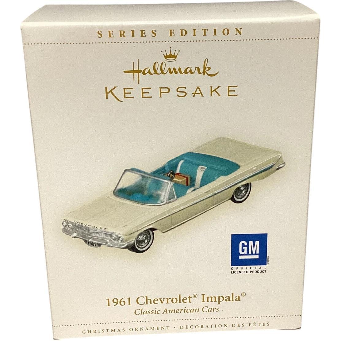 2006 Hallmark Ornament (1961) Chevrolet Impala Hallmark Ornament (Classic American Cars) QX2356