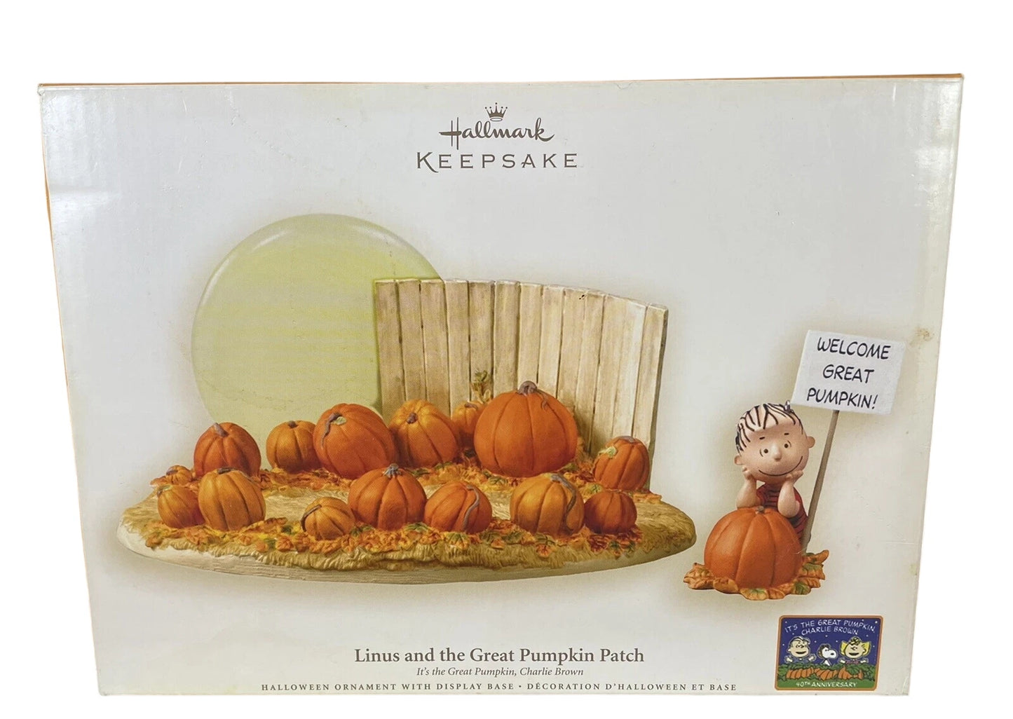 2006 Linus and the Great Pumpkin Patch Hallmark Ornament (Peanuts) QFO6076