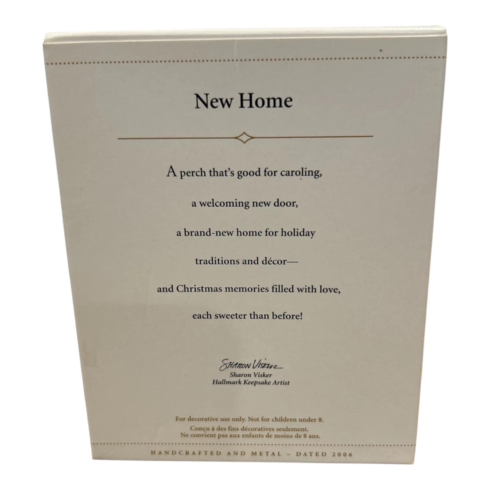 2006 New Home Hallmark Ornament (Birdhouse) QXG3003