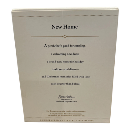 2006 New Home Hallmark Ornament (Birdhouse) QXG3003