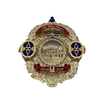 2006 Official White House Christmas Ornament: President Arthur's Luxurious Style & Tiffany's Influence
