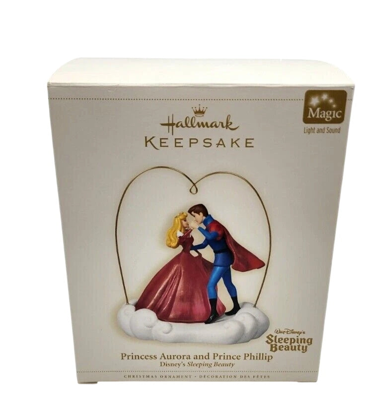 2006 Princess Aurora and Prince Phillip Hallmark Ornament (Disney) QXD8383