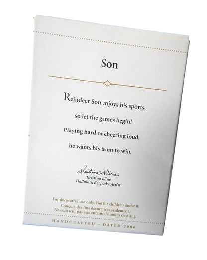 2006 Son Hallmark Ornament (Family) QXG2923