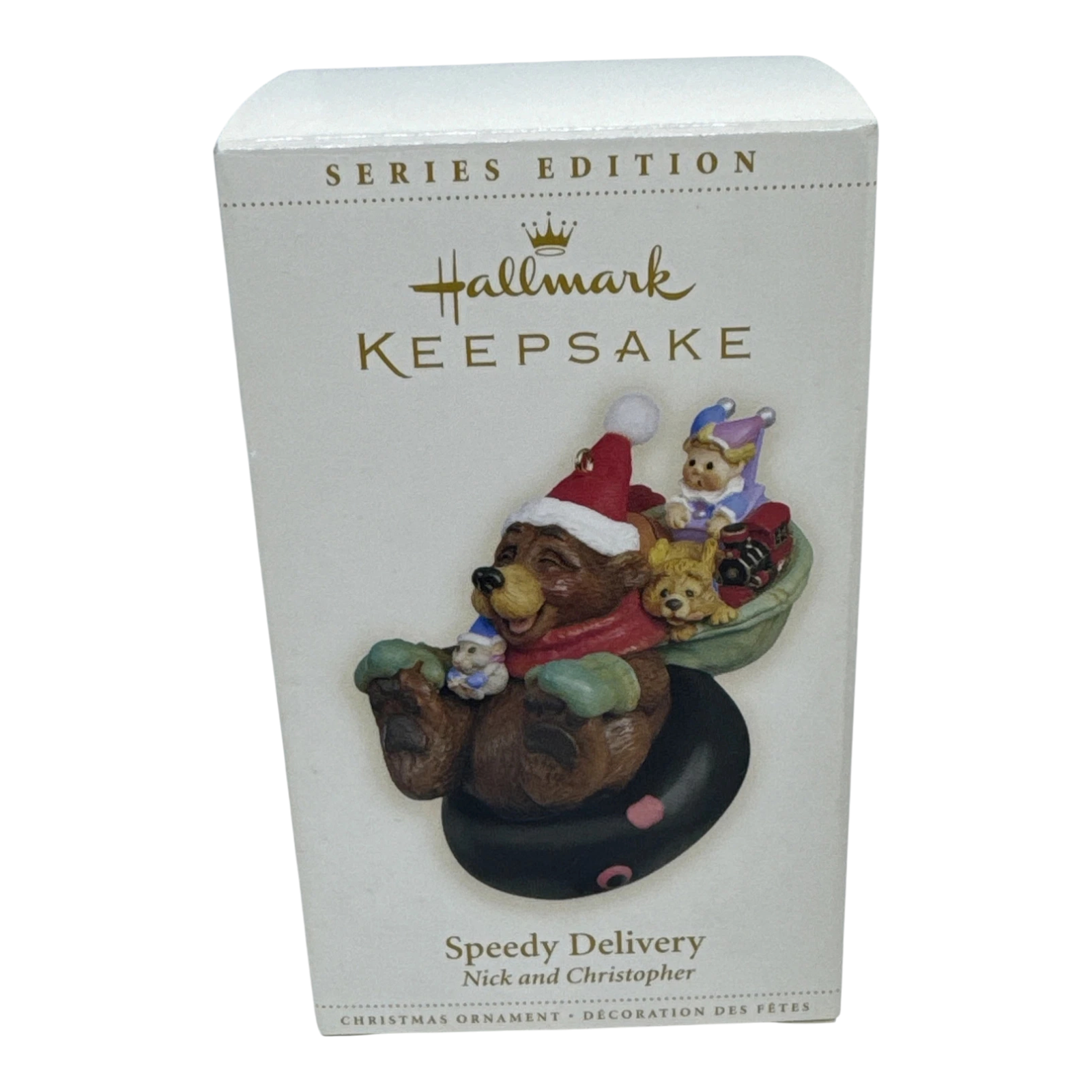 2006 Speedy Delivery Hallmark Ornament (Nick and Christopher) QX2586