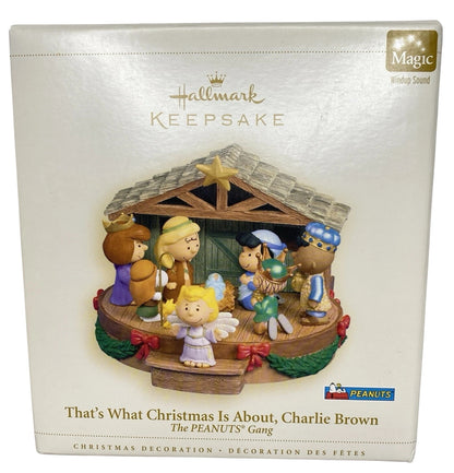 2006 That's What Christmas Is About, Charlie Brown Hallmark Ornament (Peanuts) QFM3316
