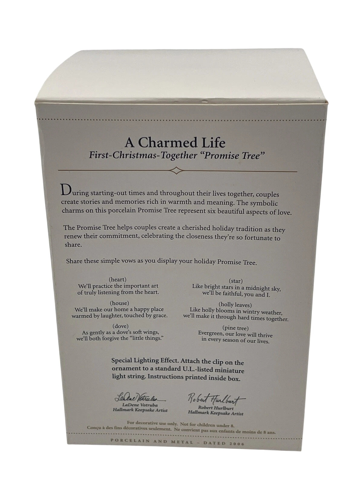2006 A Charmed Life Hallmark Ornament (First-Christmas-Together "Promise Tree") QXG2733