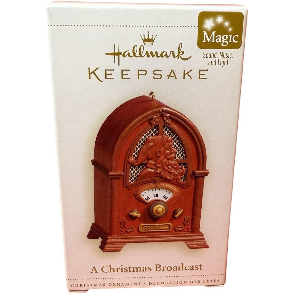 2006 A Christmas Broadcast Hallmark Ornament (Music) QLX7596