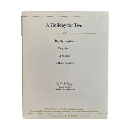 2006 A Holiday for Two Hallmark Ornament (A Holiday for Two) QXG3016 Image4
