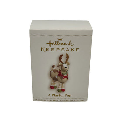 2006 A Playful Pup Hallmark Ornament (Animal) QXG2263