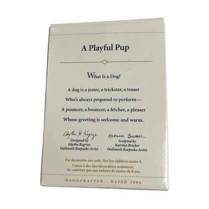 2006 A Playful Pup Hallmark Ornament (Animal) QXG2263 Image5