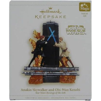 2006 Anakin Skywalker and Obi‑Wan Kenobi- Revenge of the Sith Hallmark Ornament (Star Wars) QXI6186