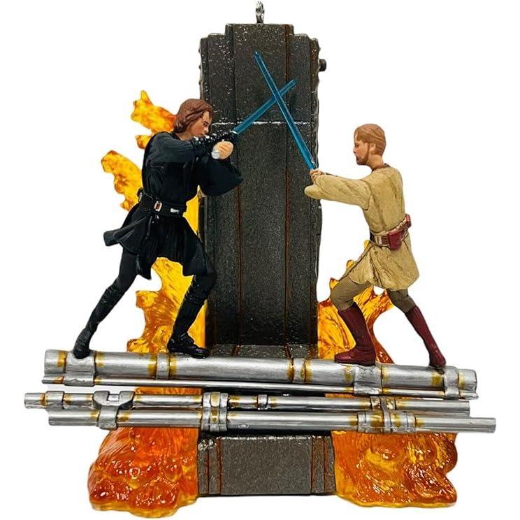 2006 Anakin Skywalker and Obi‑Wan Kenobi- Revenge of the Sith Hallmark Ornament (Star Wars) QXI6186