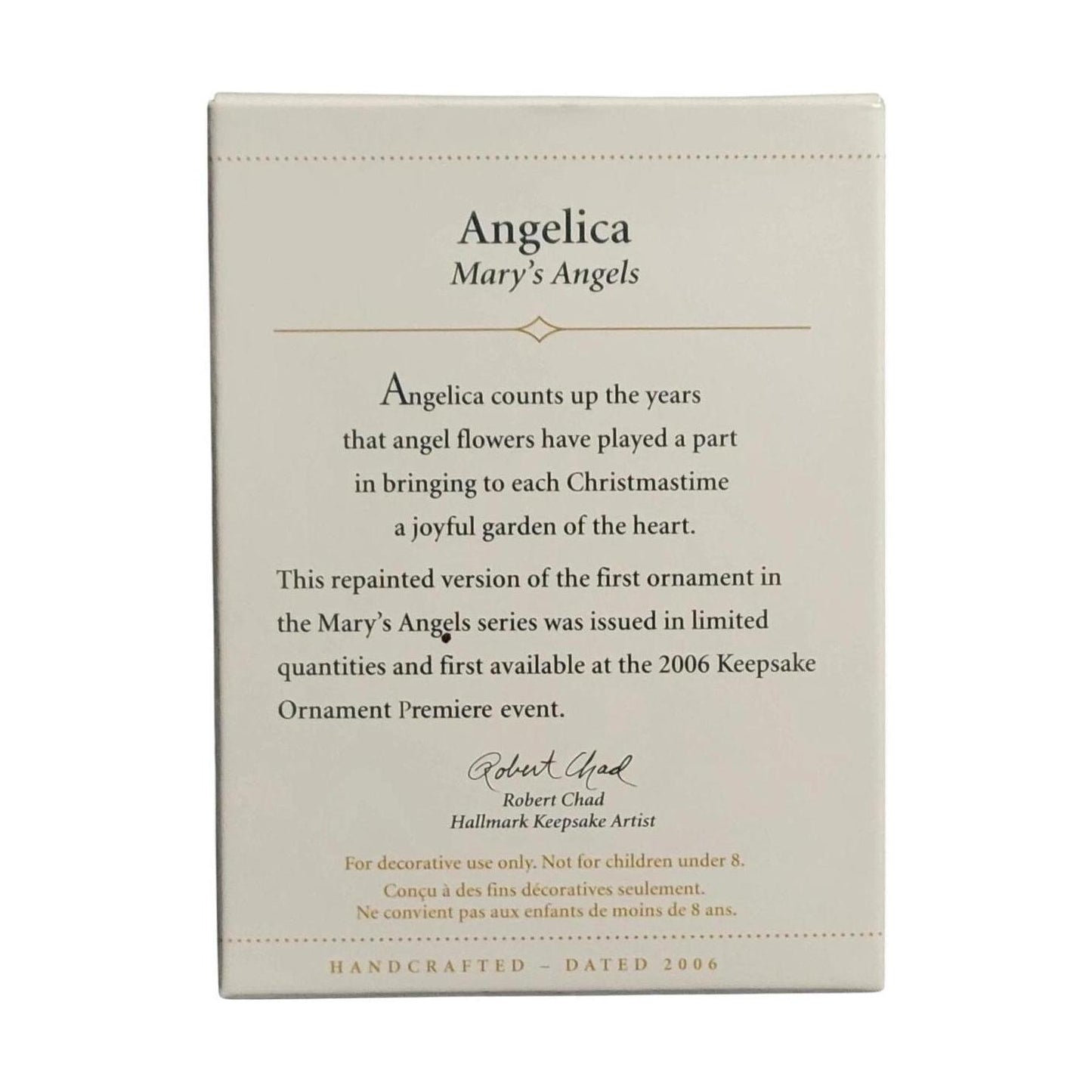 2006 Angelica Hallmark Ornament (Mary's Angels) QXE4466 Image6