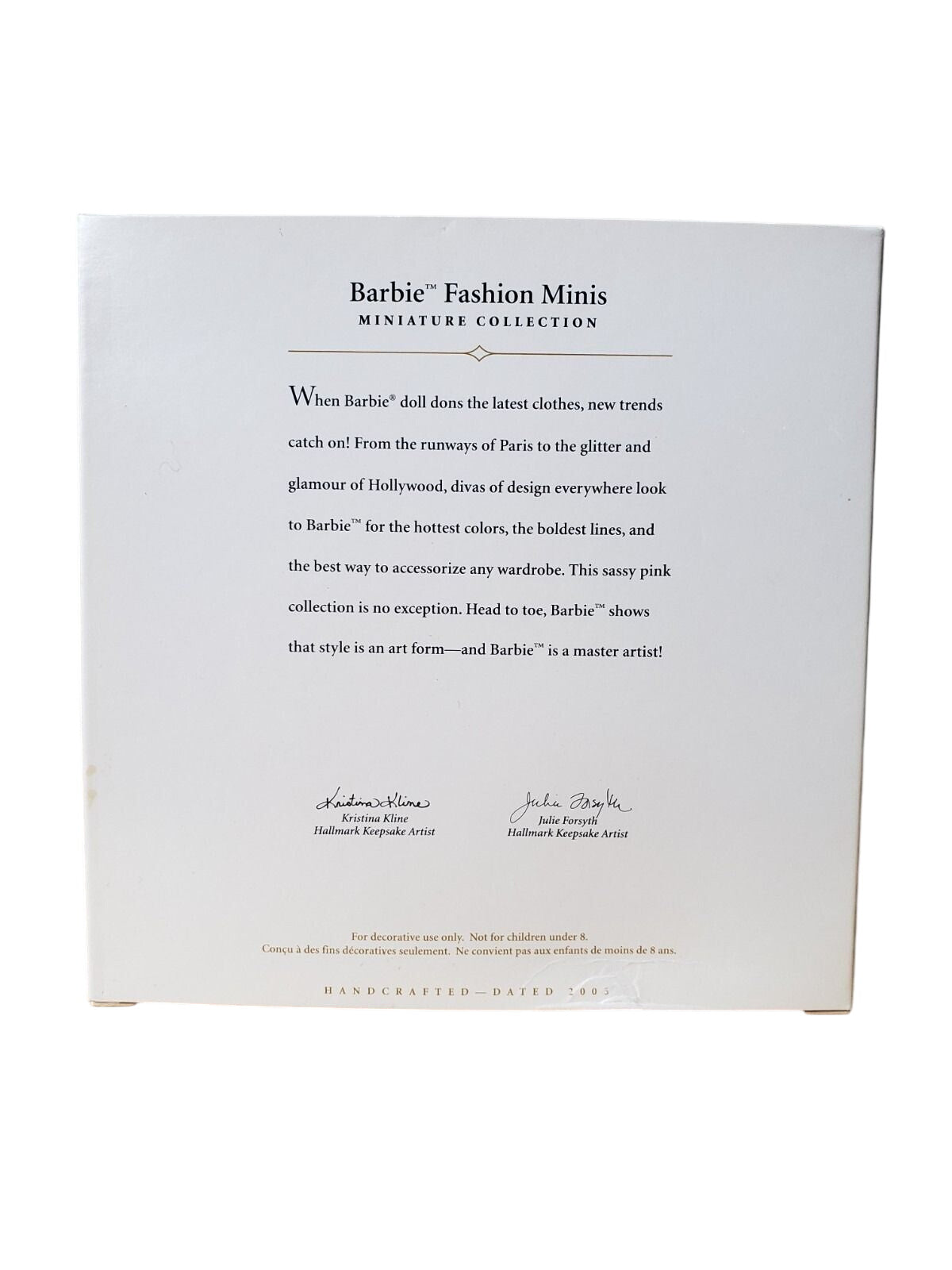 2006 Barbie Fashion Minis Hallmark Ornament (Barbie Fashion Minis) QXM3156