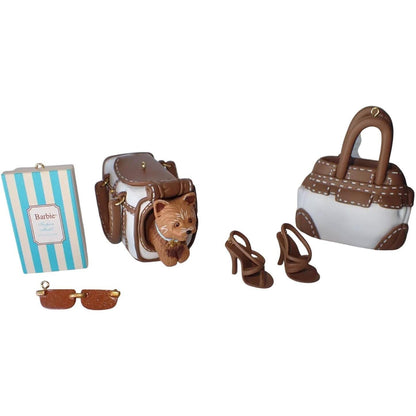 2006 Barbie Fashion Pup Ornament Set Hallmark Ornament (Barbie) QXM6336