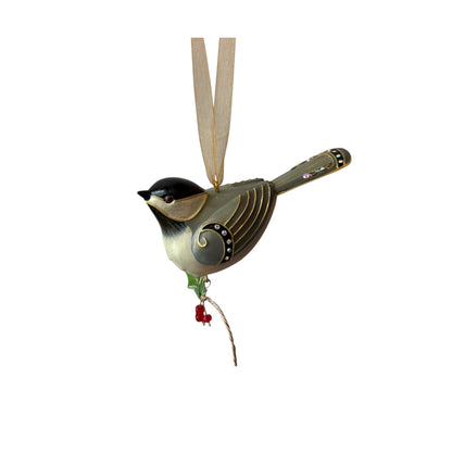 2006 Black-Capped Chickadee Hallmark Ornament (The Beauty of Birds) QX2506 Image1
