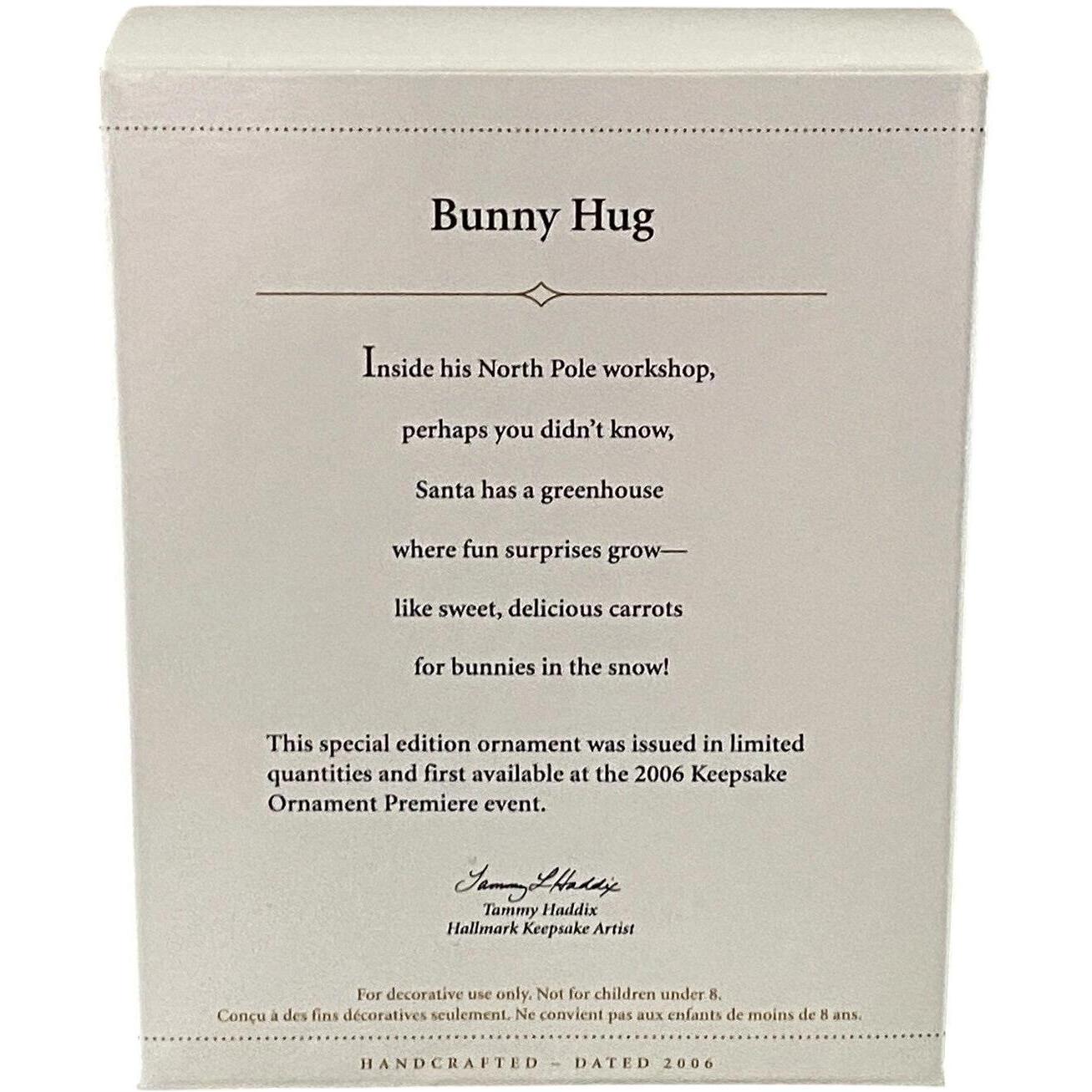 2006 Bunny Hug Hallmark Ornament (Santa Claus) QXE3223