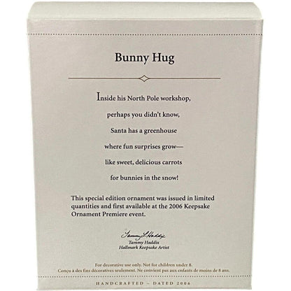 2006 Bunny Hug Hallmark Ornament (Santa Claus) QXE3223