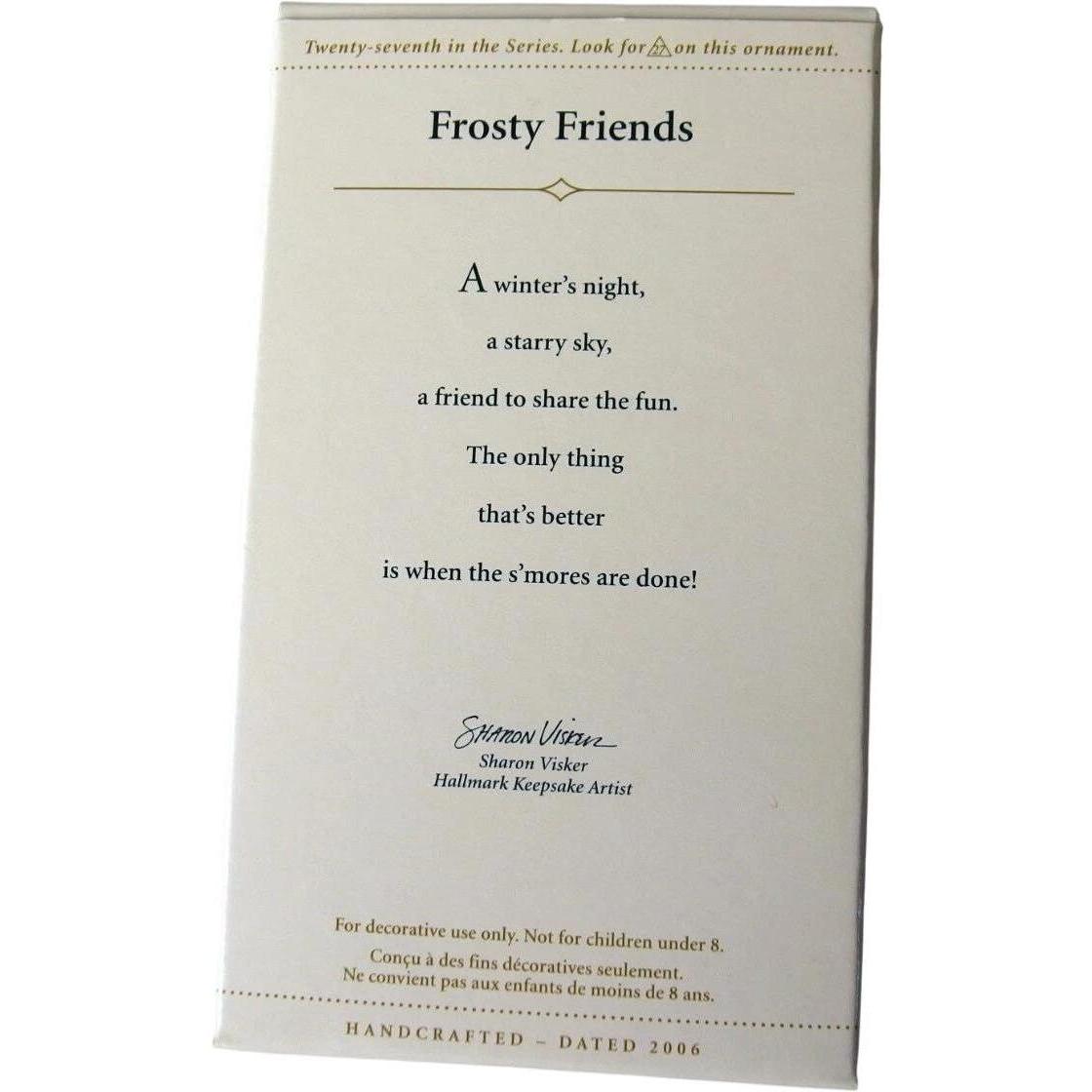 2006 Camp Fire Hallmark Ornament (Frosty Friends) QX2513