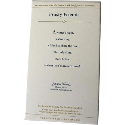 2006 Camp Fire Hallmark Ornament (Frosty Friends) QX2513