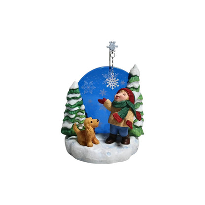 2006 Catching Snowflakes Hallmark Ornament (Snowflake) QXE3256 Image1