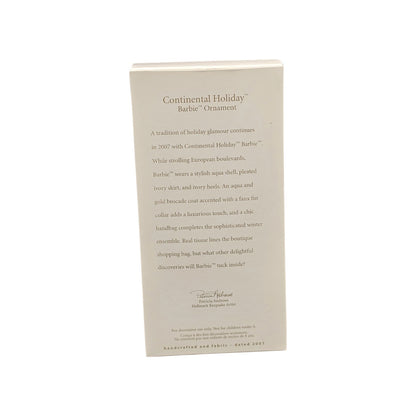 2006 Continental Holiday Hallmark Ornament (Barbie) QXI2037 Image4
