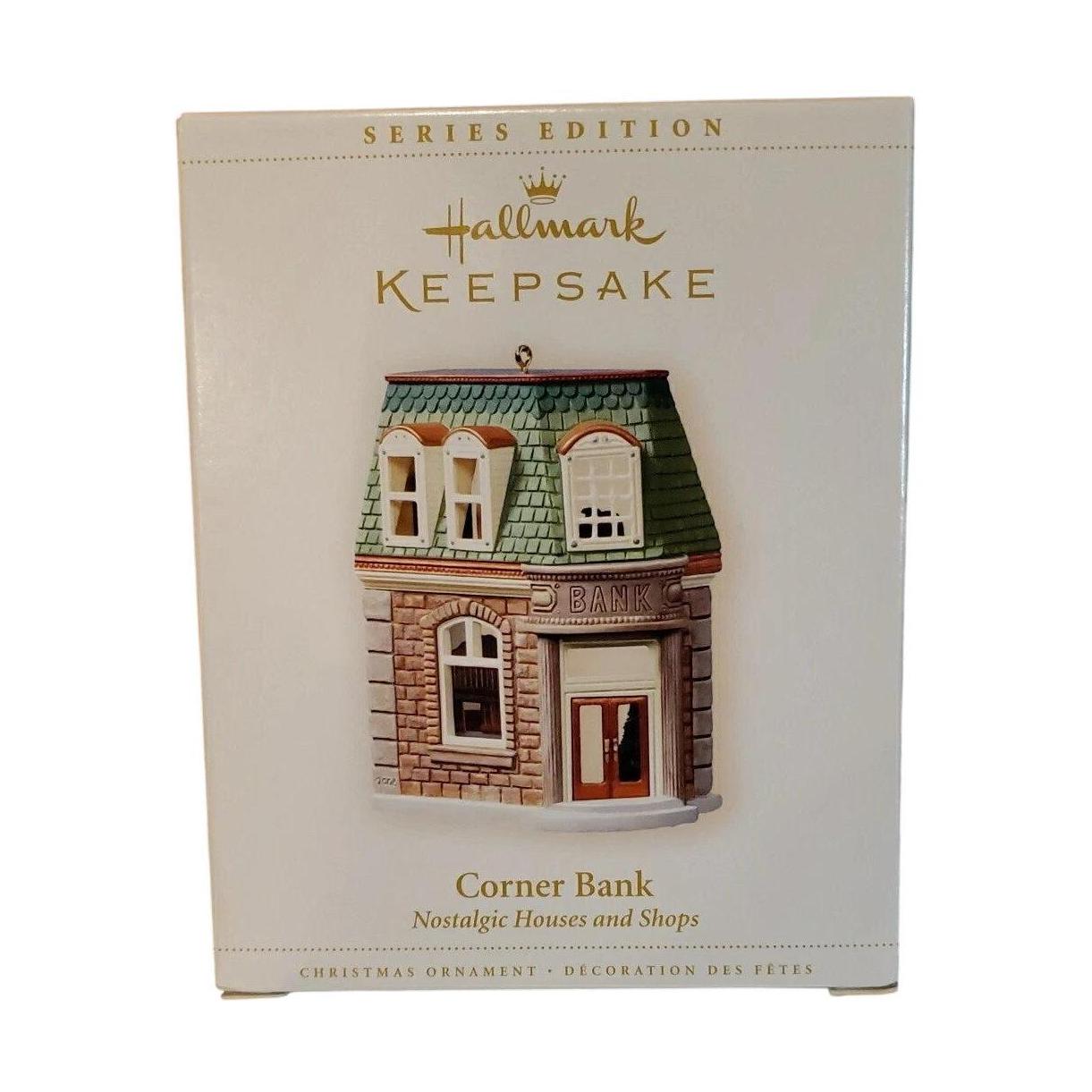 2006 Corner Bank Hallmark Ornament (Nostalgic Houses and Shops) QX2576 Image2