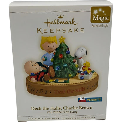 2006 Deck the Halls, Charlie Brown Hallmark Ornament (Peanuts) QXI6166