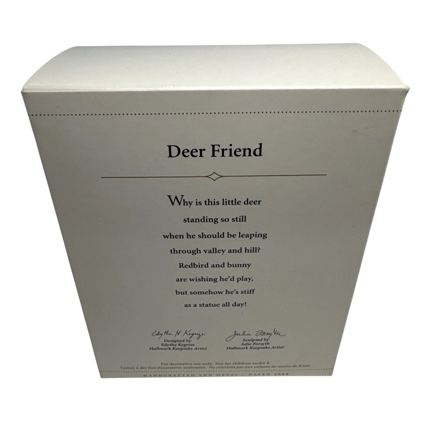 2006 Deer Friend Hallmark Ornament (Reindeer) QXG2773